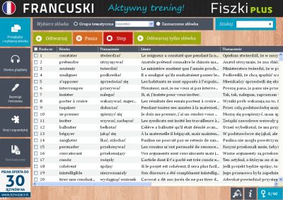 Francuski Fiszki PLUS dla średnio zaawansowanych 3 - ćwiczenia