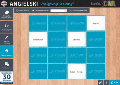 Angielski Fiszki SCHOOL Etap 2 Do you enjoy watching action films? - ćwiczenie 4