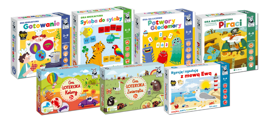 Kapitan Nauka - zabawy dla dzieci, gry planszowe, puzzle, układanki, katy obrazkowe, angielski dla dzieci