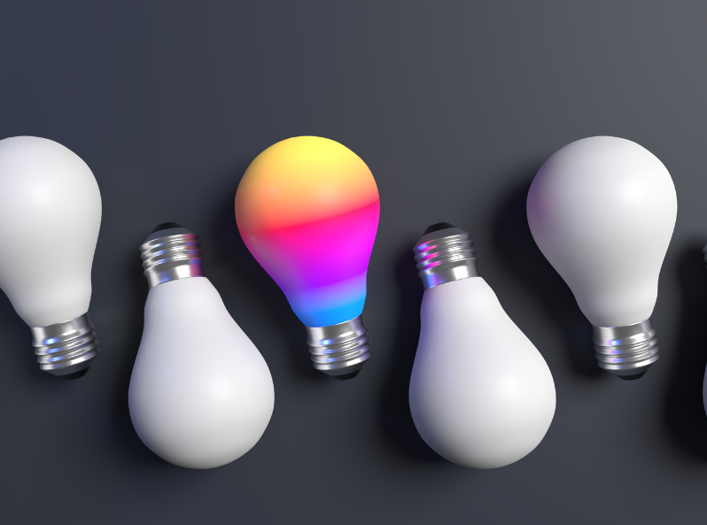 wyróżniający się element spośród innych