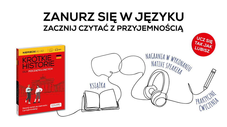 Okładka książki Niemiecki. Krótkie historie. Dla początkujących z nagraniami MP3 i praktycznymi ćwiczeniami
