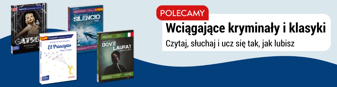  Adaptacje klasyki i kryminały do nauki języków obcych Wydawnictwo Edgard