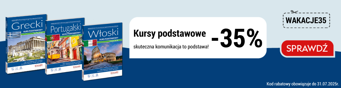 Kursy podstawowe Rabat -35% Języki Obce