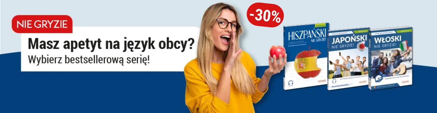 Promocja 30% na książki z serii Nie gryzie Języki Obce EDGARD