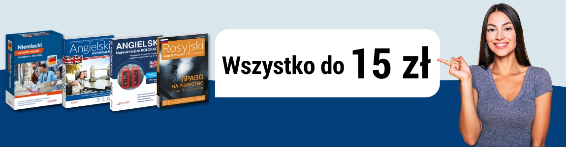 Wszystko do 15 zł Ksiązki do nauki języków obcych