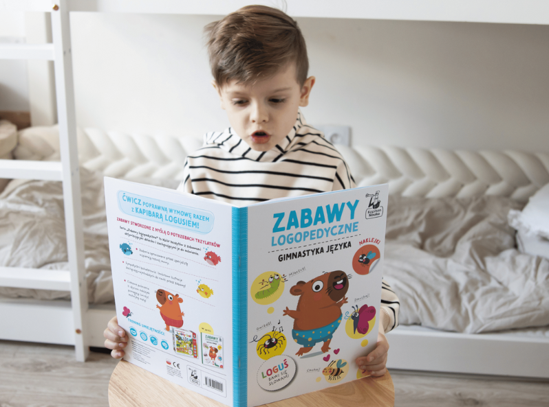 Książeczka Loguś bawi się słowami - gimnastyka języka