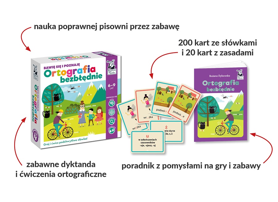 Ortografia bezbłędnie. Bawię się i poznaję (6-9 lat)