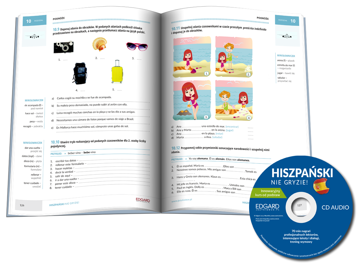 Hiszpański nie gryzie! Reedycja w kolorze. BESTSELLER. Poziom A1-A2