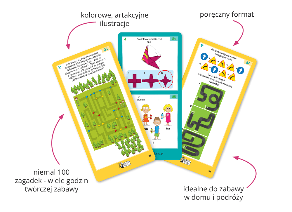 Zabawy logiczne. Zagadki obrazkowe | Zabawy rozwijające myślenie logiczne